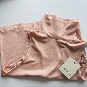 NWT AllSaints Bec Roll Neck Sleeveless Tank Top